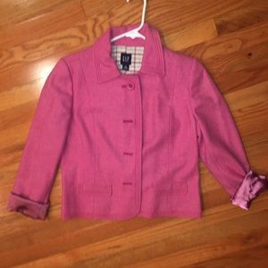 Like new! GAP PINK JACKET/BLAZER